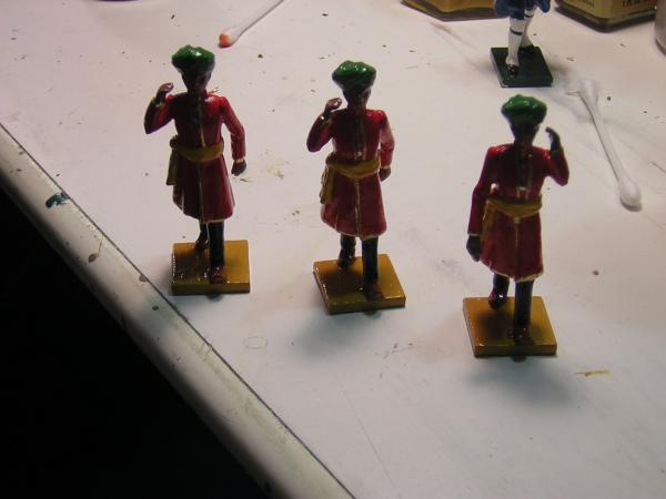 My finished Delhi Durbar figures.