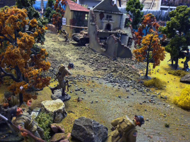 n3 - Forward troopers of 101st Airborne receiving fire.