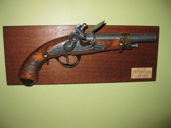 Napoleonic flintlock pistol