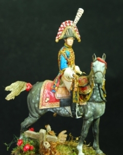 Napoleonic French Grenadiers au Cheval Mtd Trumpeter