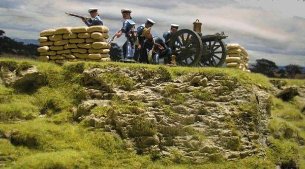 Naval Brigade atop Ft. Pearson on tugela River