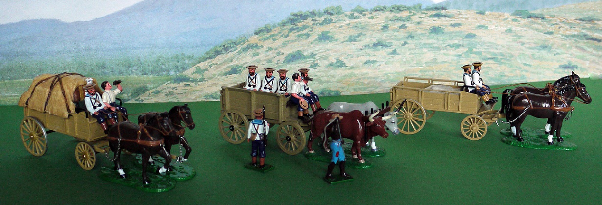 NAVAL BRIGADE SUPPLY WAGONS