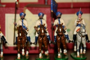 Nawanagar State Force, PW13, officer; PW14, Dafadar with colour; PW 15, trumpeter; PW 16, Sowar(lancer)