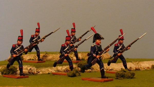 NE4 Napoleon in Egypt - Light Infantry Charging