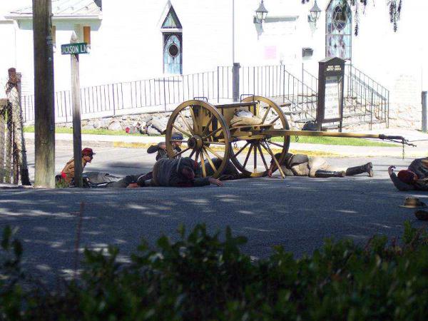 Over-run at Lewisburg West Virginia