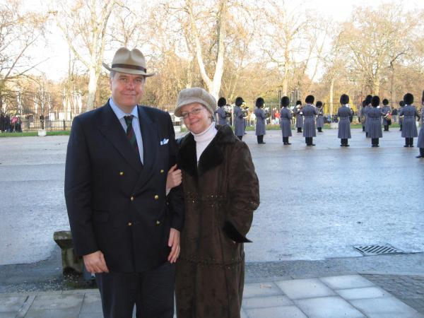 Padre Paul Wright and his wife Georgina