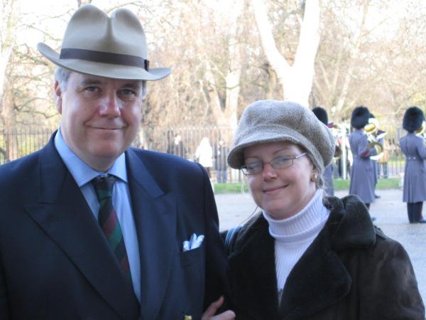 Padre Paul Wright and his wife Georgina