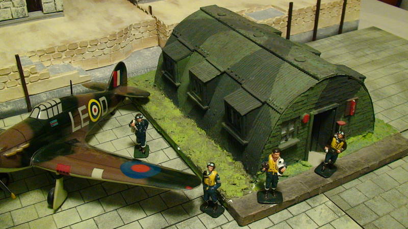 Papier Mache Quonset Hut