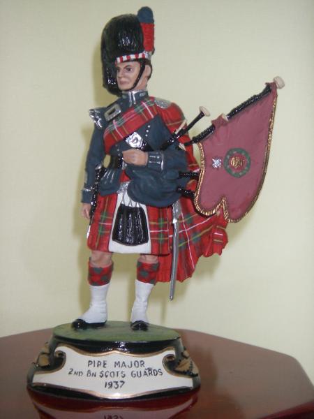 Pipe Major 2nd  Bn Scots Guards 1937