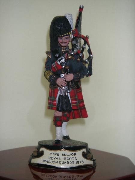 Pipe Major Royal Scots Dragoon Guards 1978