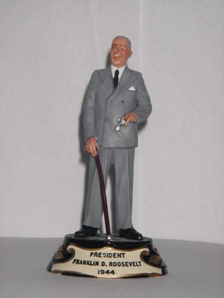 President Franklin D Roosevelt 1944 - Andrew Stadden figure painted by K. Darby