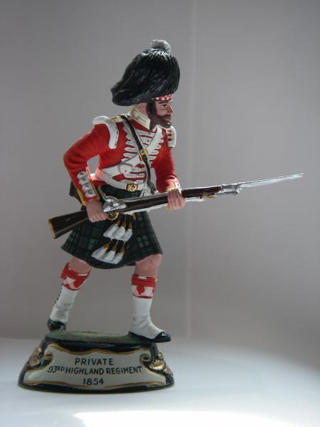 Private 93rd Highland Regiment 1854,  Bayonet repaired and painted by K Darby