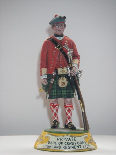 Private Earl of Crawford's Highland Regt 1739