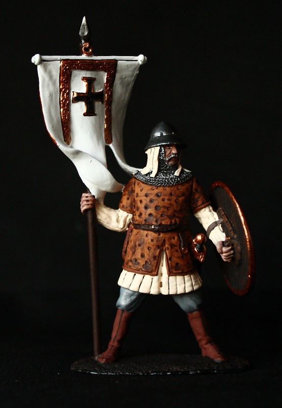 Publius Toy Soldiers PTS 5014 Byzantine Standard Bearer 12th to 13th century pic 1