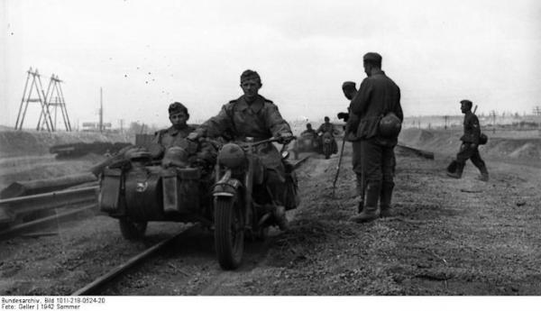 pzdiv 24 motorcycle stalingrad