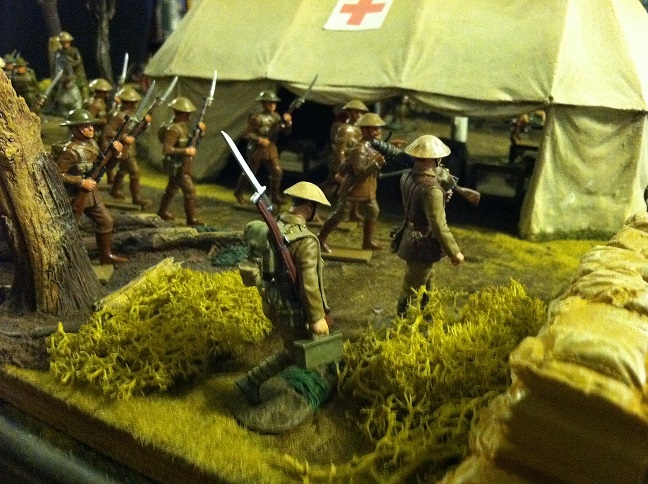 Red Cross Tent Station & Trench Relief Forces