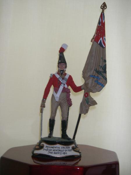 Regimental Colour 3rd (East Kent) Regt of Foot (The Buffs) 1811