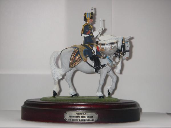 Regimental Drum Horse The Queen's Own Hussars - Repaired and painted by K. Darby