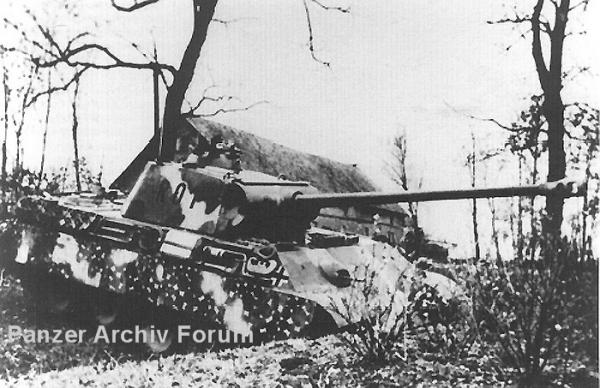 Sd.Kfz. 171 Panzerkampfwagen V R01 in Schirwindt 1945 (2)