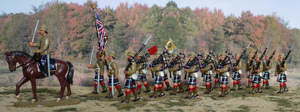 SEAFORTH HIGHLANDERS ON THE MARCH