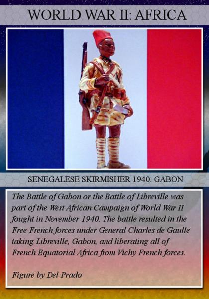 Senegalese Skirmisher, Gabon, 1940