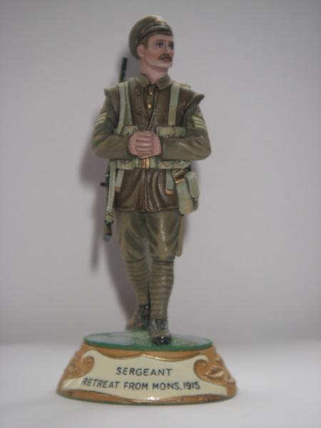 Sergeant Retreat from Mons 1914. Painted by Denise Stadden.