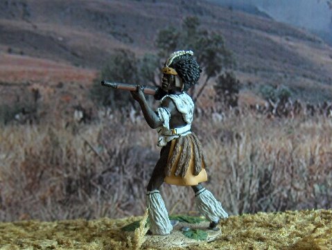 Set 20000 Osprey Art Series Zulu iNdluyengwe Regiment Staning Firing #1