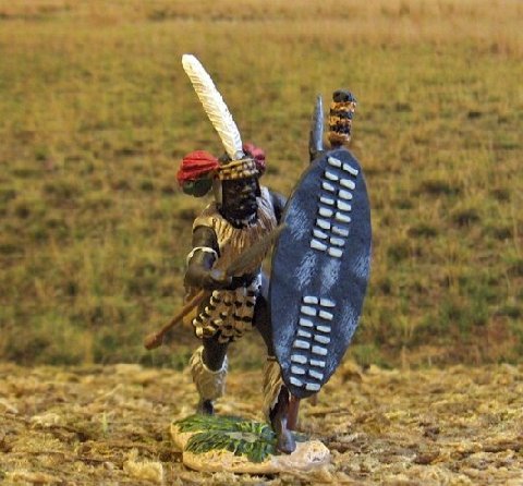 Set 20021 Zulu uMbonambi Regiment Attack with Assegai #1