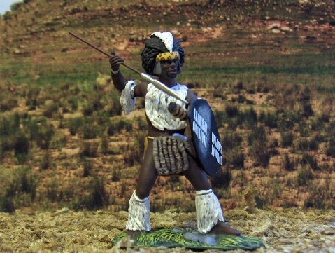 Set 20033 Zulu iNdluyengwe Regiment Throwing Spear #1