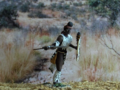 Set 20035 Zulu iNdlondlo Regiment Charging with Assegai #1