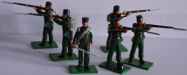 Set# CWS15B  THE RIFLE BRIGADE - THE GREEN JACKETS