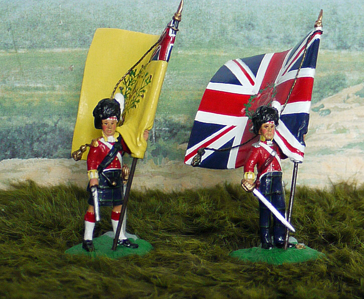 Set# CWS23E and 23F 93rd HIGHLANDERS KINGS and REGIMENTAL COLOURS