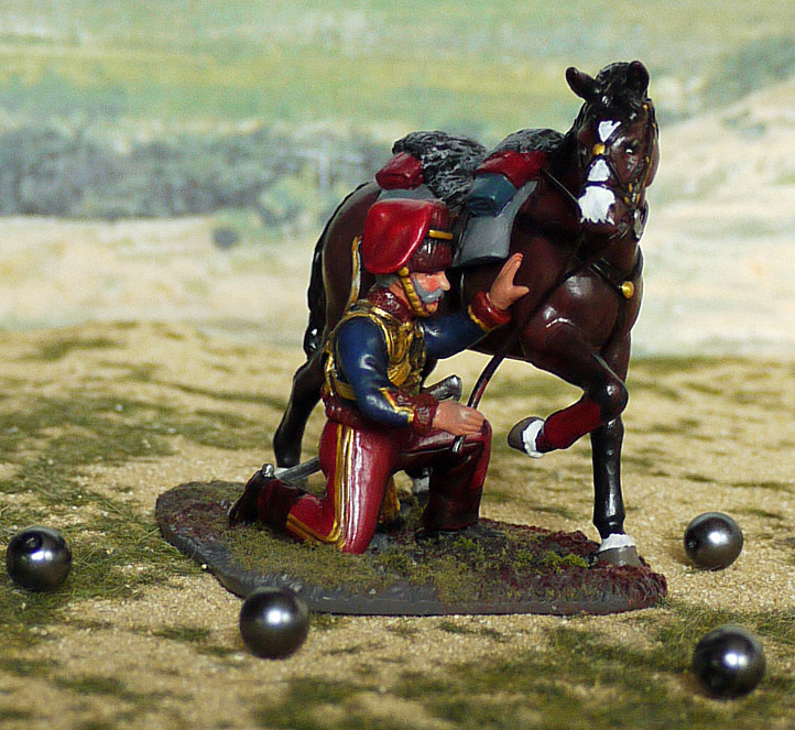 Set# EL29  CORNET HENRY JOHN WILKIN   11th HUSSARS and horse