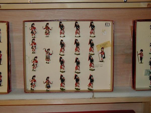 Set no. 2109 --  Highland Pipe Band of the Black Watch.  A 20 piece Band that was produced 1956-1965.