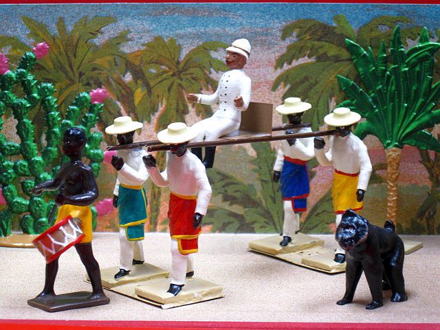 Set No. 576 La Filanzane-Native Transport used by a French Colonial Officer in Madagascar