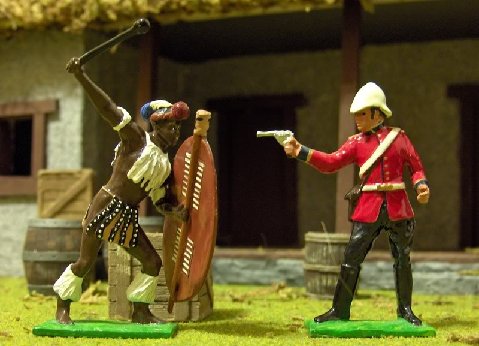 Set Z/5  Lieutentant John Chard & Zulu Warrior a Limited Edition Set of 500 $45.00