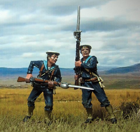 SRN-04 BRITISH NAVAL BRIGADE SAILORS DEFENDING