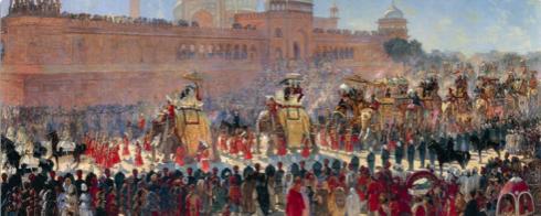 State Entry Procession at the coronation Durbar. December 29, 1902.