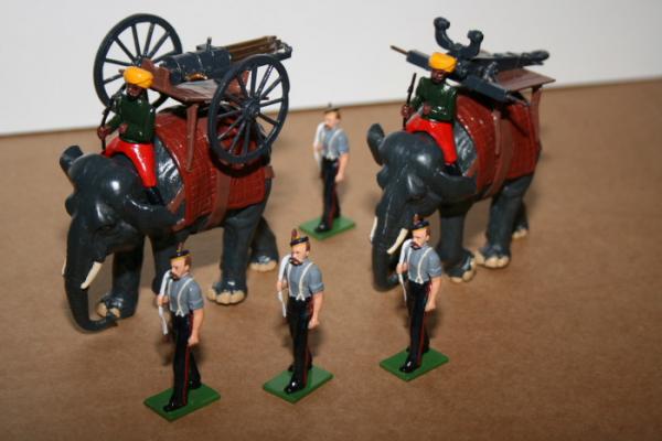 Steadfast - Elephants with gatling gun