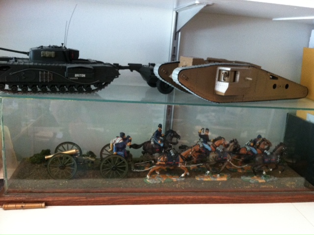 Tanks (WW1 & 2) and Union Horse Drawn Artillery