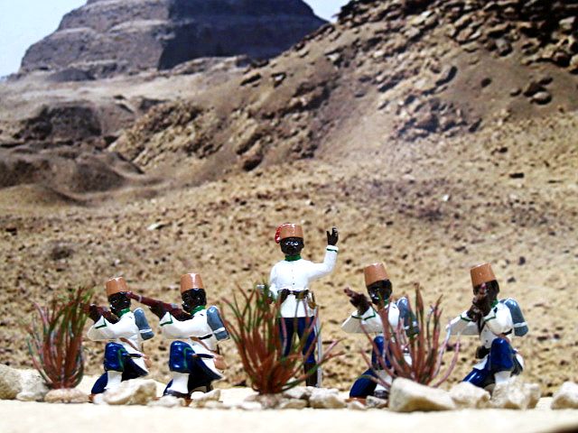 TEK 6-Nubian Troops, an early(1986) five piece set