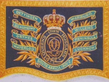 The Queens Own Hussars Standard. A big thank you to Alan (trooper) for sending me this photo. Cheers mate.