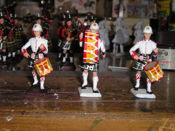 The start of my military band to the 72nd Highlanders.