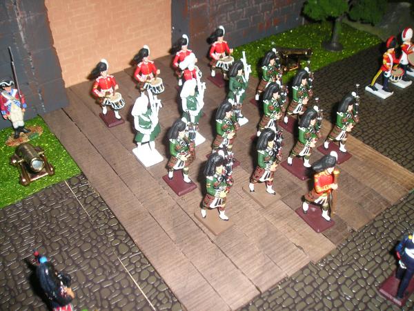 This`s a work in progress.I`ve been working on this band for almost 2 years.The 1st Btn Nova Scotia Highlanders.Every time someone leaves the band I g