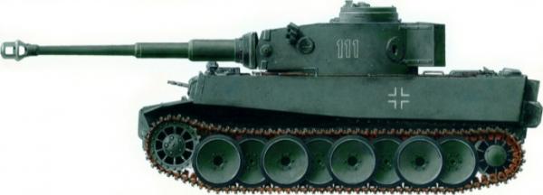 Tiger I, Initial Production 1942, sPzAbt.502 #111