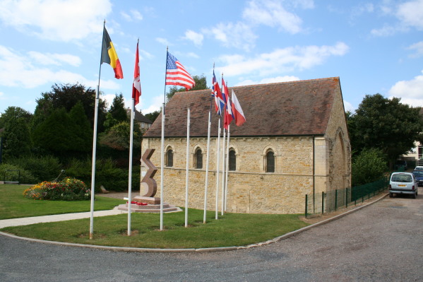 Tilly-sur-Seulles museum, the village is on the Roman road south of Bayeux and changed hands 22 times, being utterly destroyed in the process.  It was