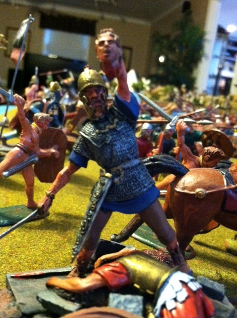 To the Victor - price of defeat by one unfortunate Roman officer.