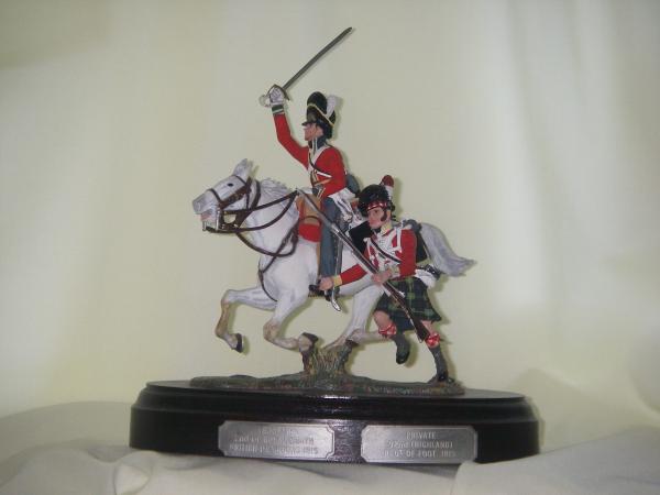 Trooper 2nd or Royal North British Dragoons 1815 & Private 92nd (Highland) Regt of Foot 1815