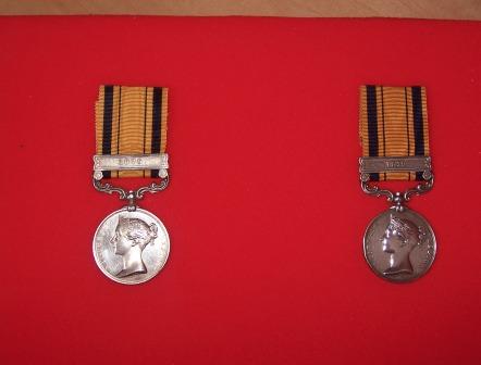 Two of the South Africa Medals