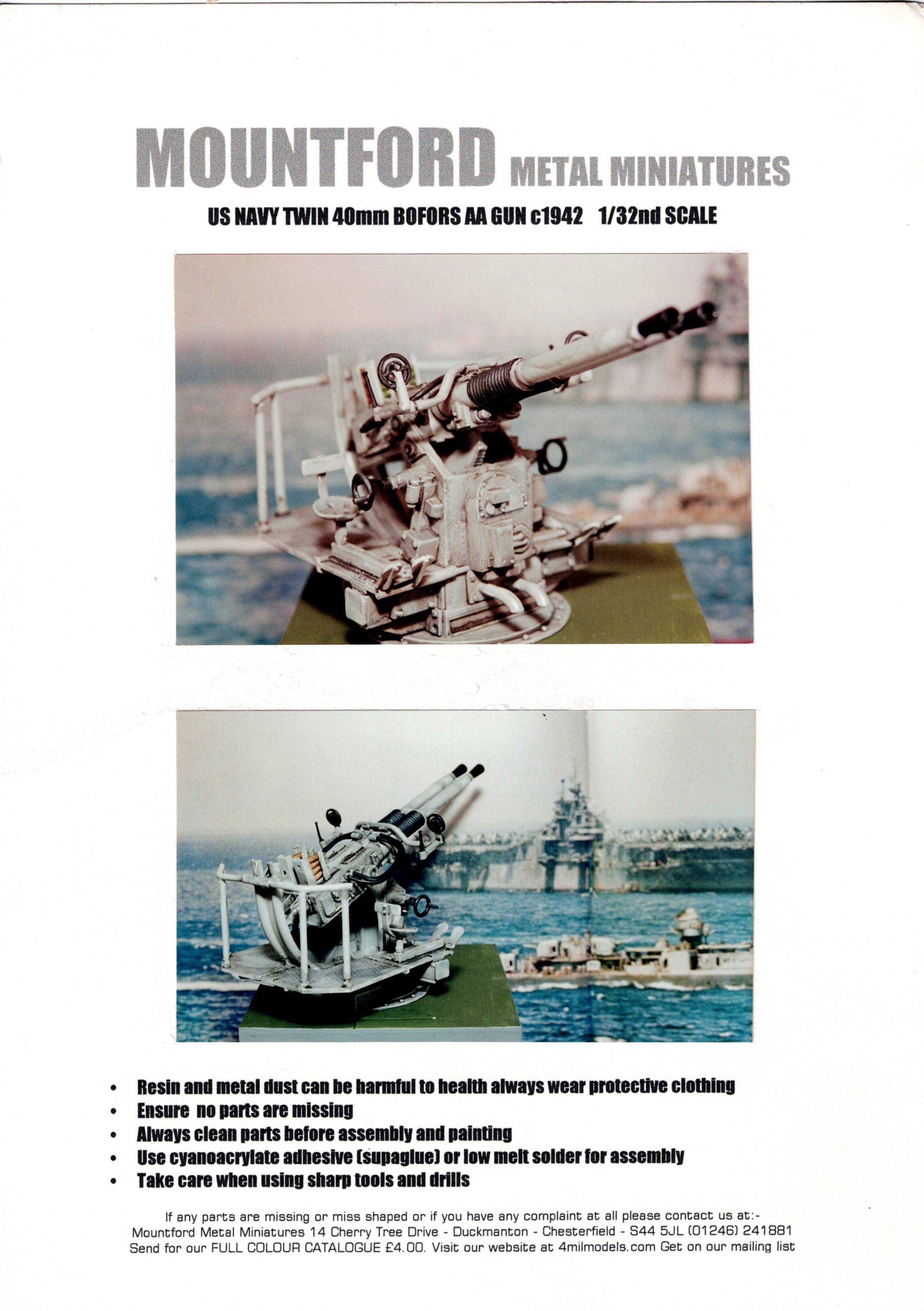 US Navy 40MM Bofors Gun Twin barrel version Artwork Photo.jpg